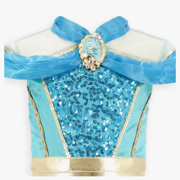 OFFICIAL 2024 Disney Jasmine Costume for Kids – Aladdin - Picture 5 of 14